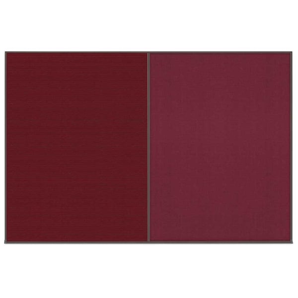 Enclosed Corkboard, 1 Door, 72"x36", 4" Fra